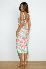 You're Standing Out Midi Dress Floral