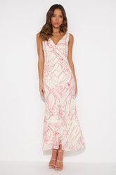 Dancing Pictures Maxi Dress White