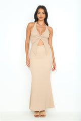 Coral Cove Maxi Skirt Natural