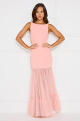 Chic Whispers Maxi Dress Pink