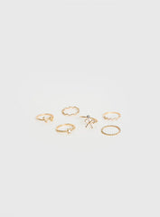 Symmetry Ring Pack Gold