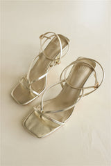The Trixie Heels Gold PU