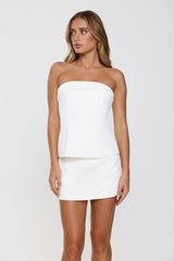 Uniform Upgrade Tailored Mini Skort White
