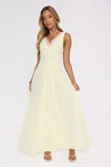 Salted Glow Maxi Dress Yellow