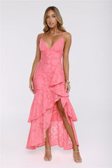 Petal Parade Maxi Dress Coral