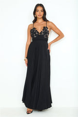 Want And Need Maxi Dress Black