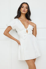 Golden Hour Muse Mini Dress White