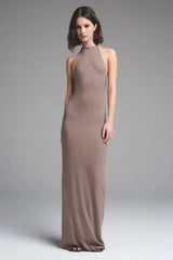 Skims Halter Long Dress