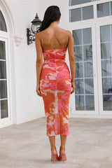 Luxe Bliss Midi Dress Orange